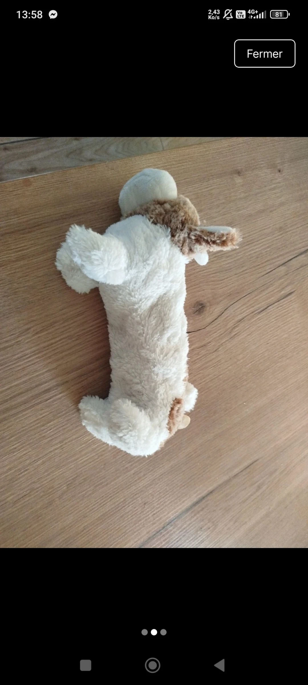 Bolsa de pelúcia vaca – photo 2